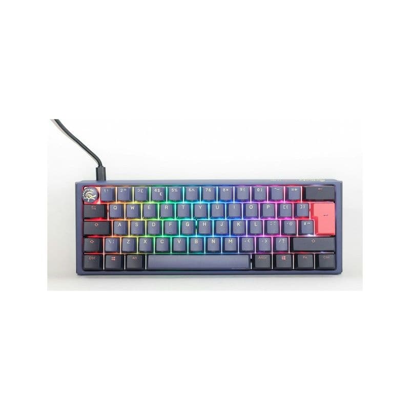 Ducky One 3 Mini Aura 60% Wired Mechanical Gaming Keyboard - Brown Switch - Cosmic - لوحة مفاتيح