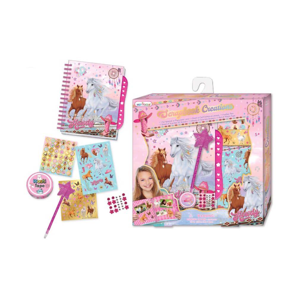 Hot Focus Wild & Free Scrapbook Creations Journal Set with Pen