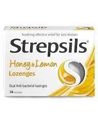 Strepsils Honey & Lemon 36'S Lozenges