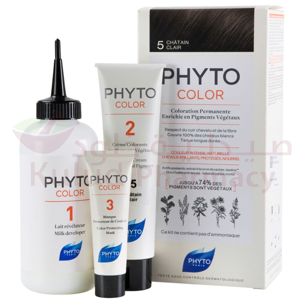 Phytocolor 5 Light Brown Hair Color  1 PC