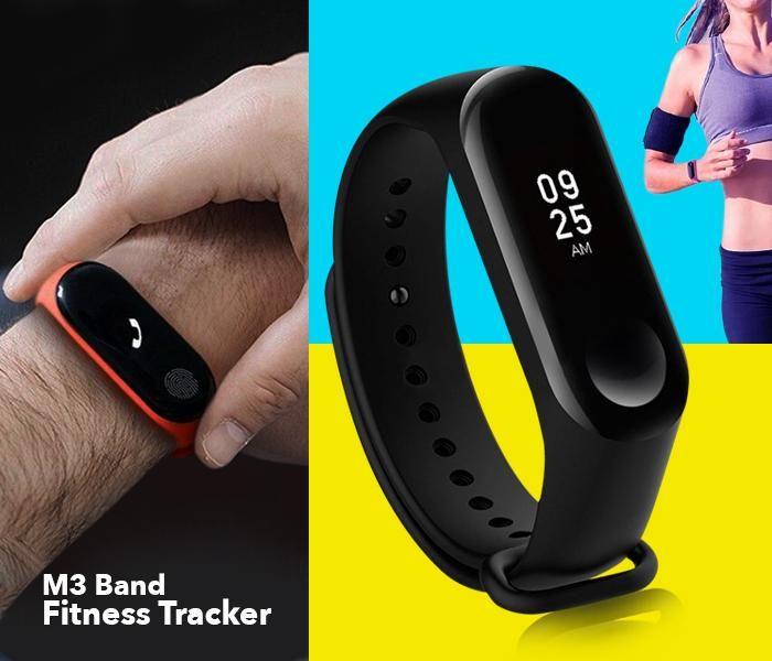 M3 Band Fitness Tracker Waterproof Smartband with OLED Display Touchpad