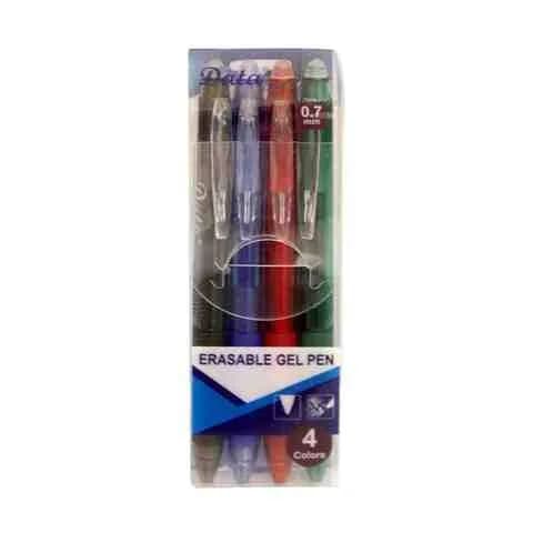 Data Plus Erasable Gel Pen 0.7Mm 4 Pieces Pack