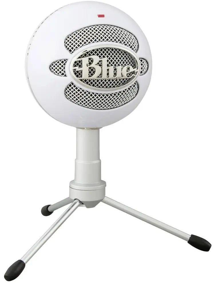 Logitech Blue Snowball Ice Usb Mic - White Microphone