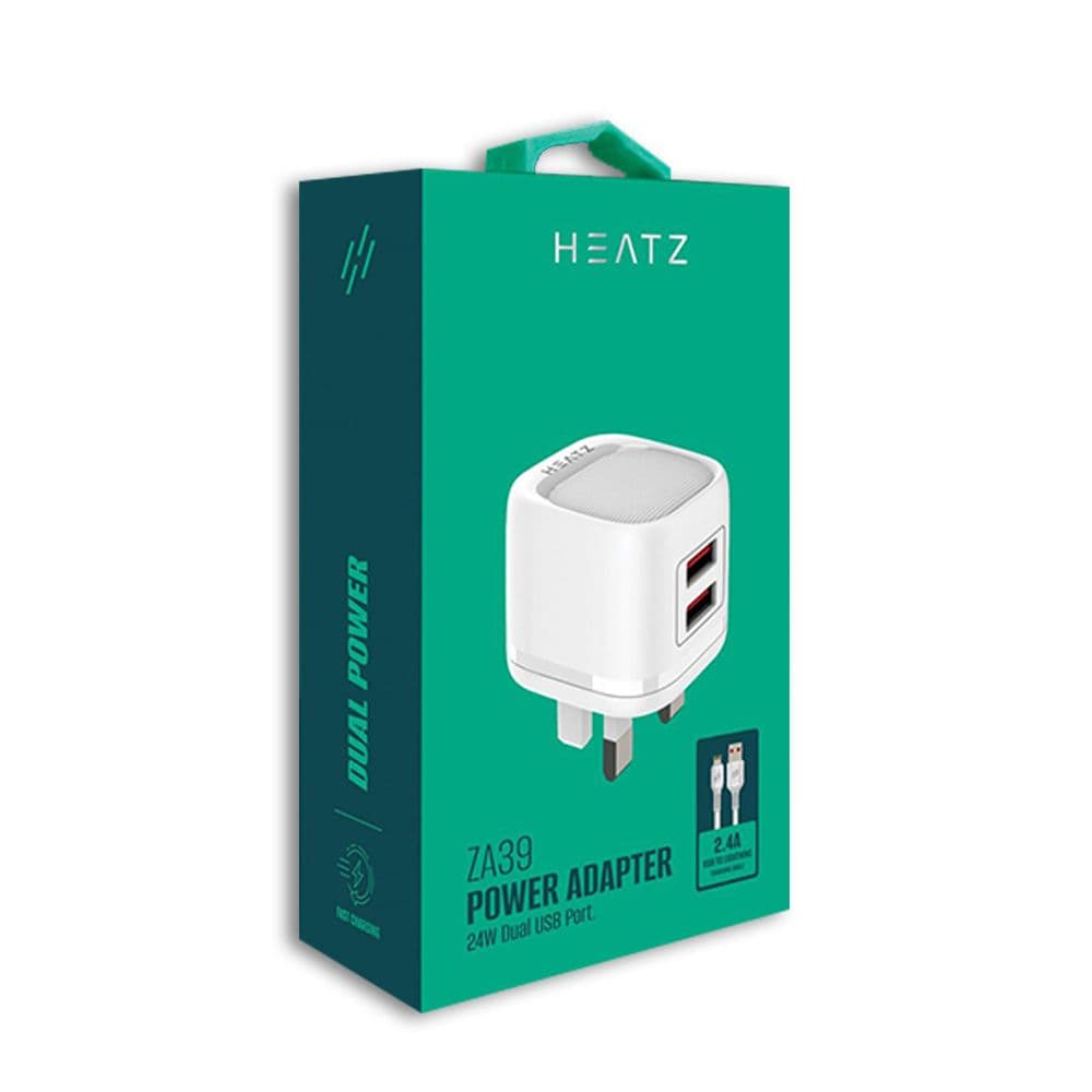 Heatz Power Adapter With A To Lightning Cable Za39