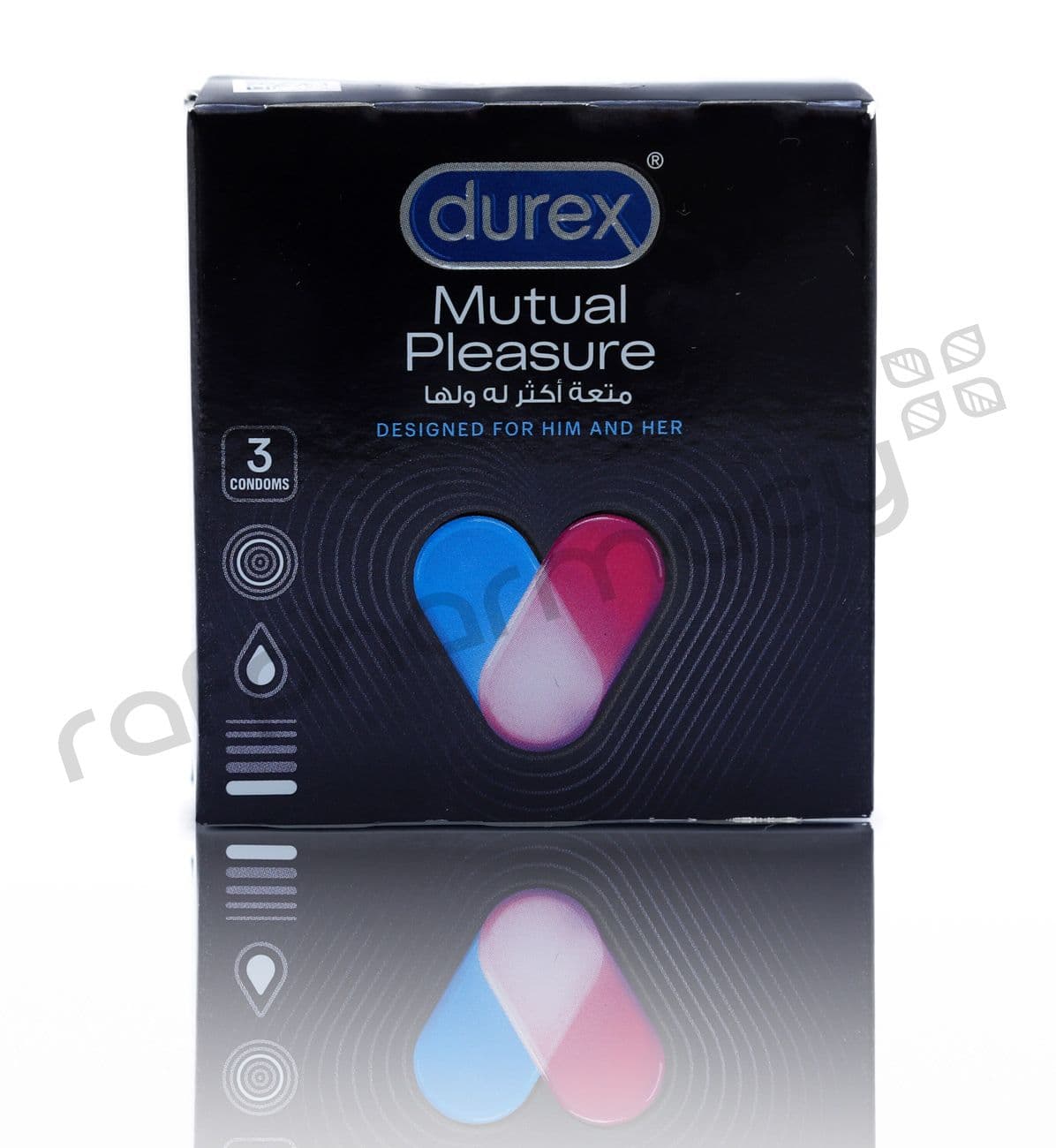 Durex Mutual Pleasure Cond 1X3'S#Rh812