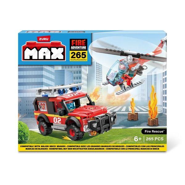 Zuru Max City Int, Fire Station Playset 245 Bricks