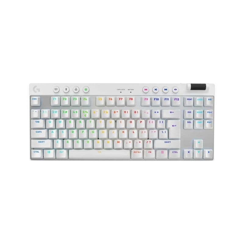 Logitech Pro X Tkl Lightspeed White Keyboard