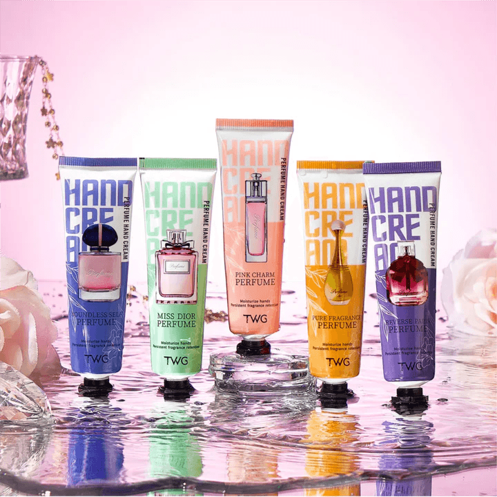 Perfume Hand Cream Collection - 5Pcs