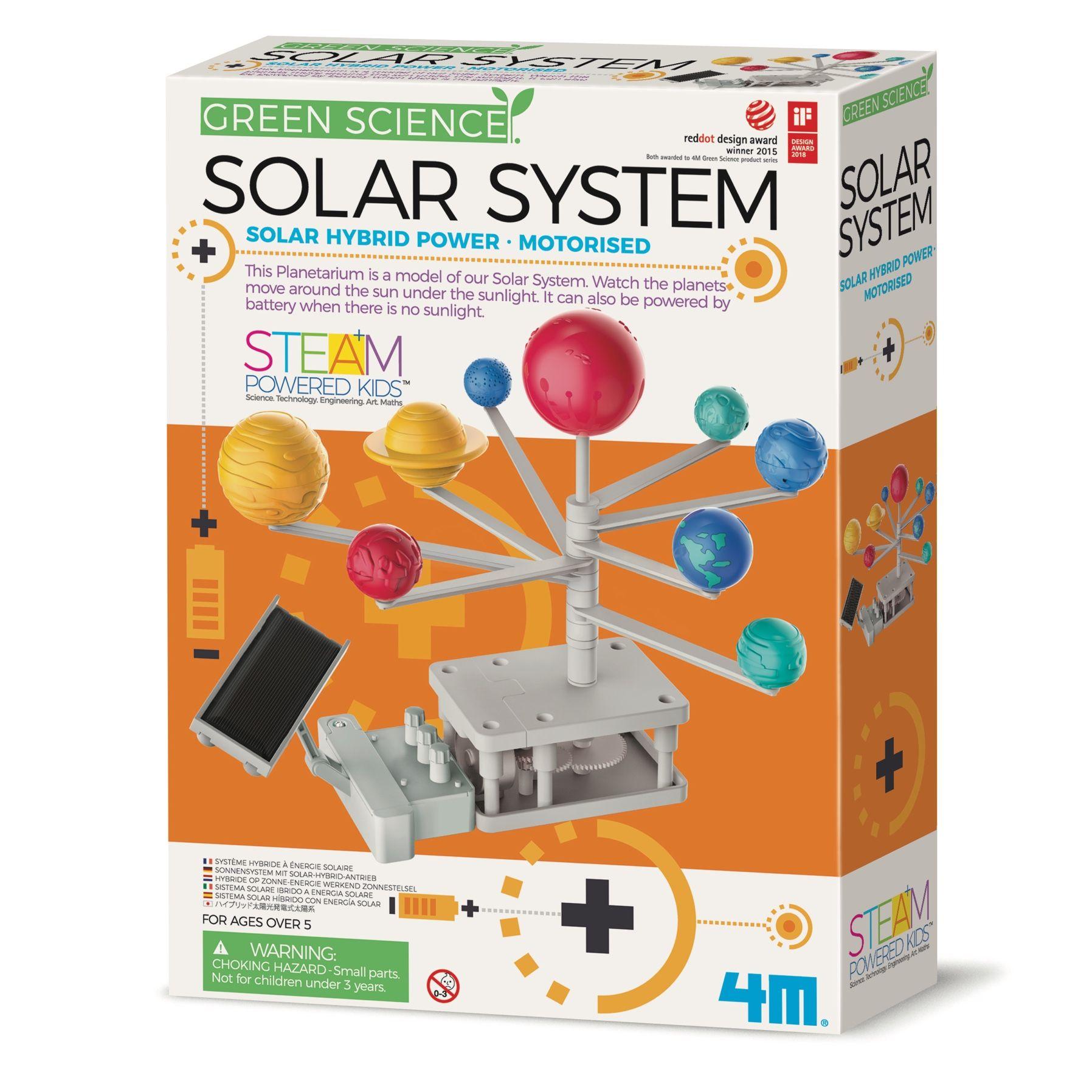 Green Science Solar Hybrid Power Motorized Solar System Kit