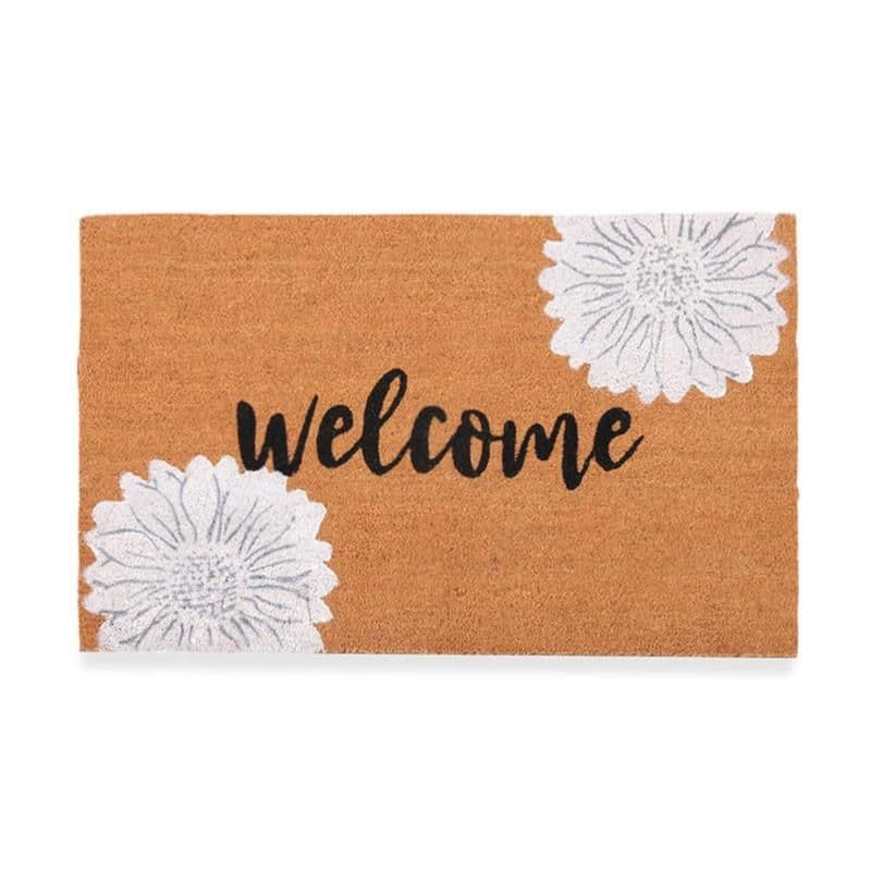 Welcome Coir Floor Mat, Natural Â€“ 75X120 Cm