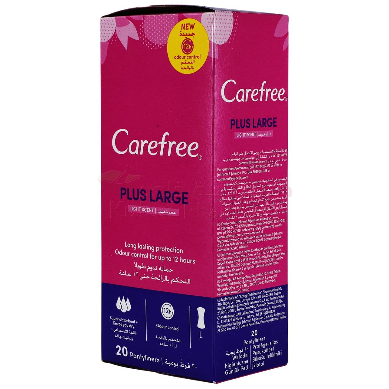 Carefree Large Maxi Pad  20 PC