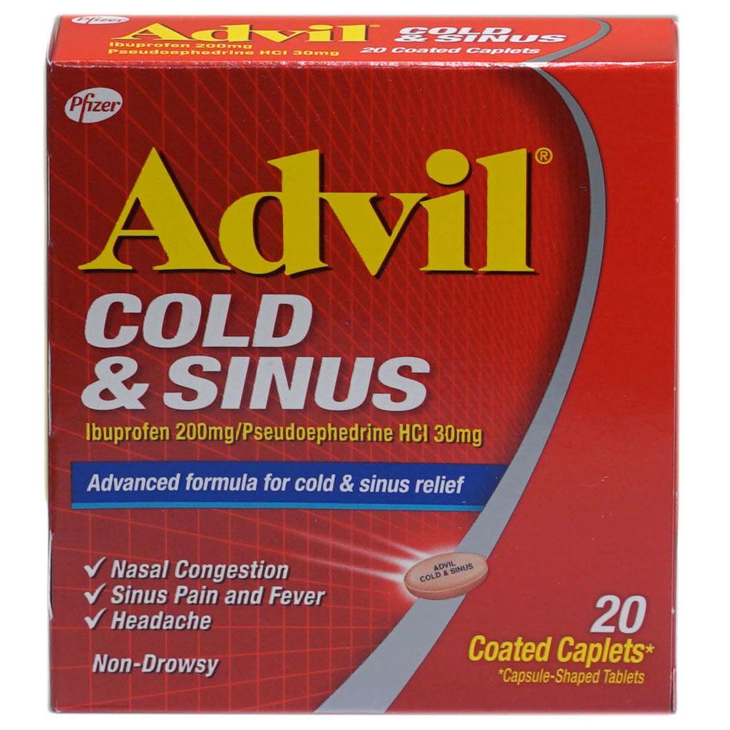 Advil Cold And Sinus Tab 20 S