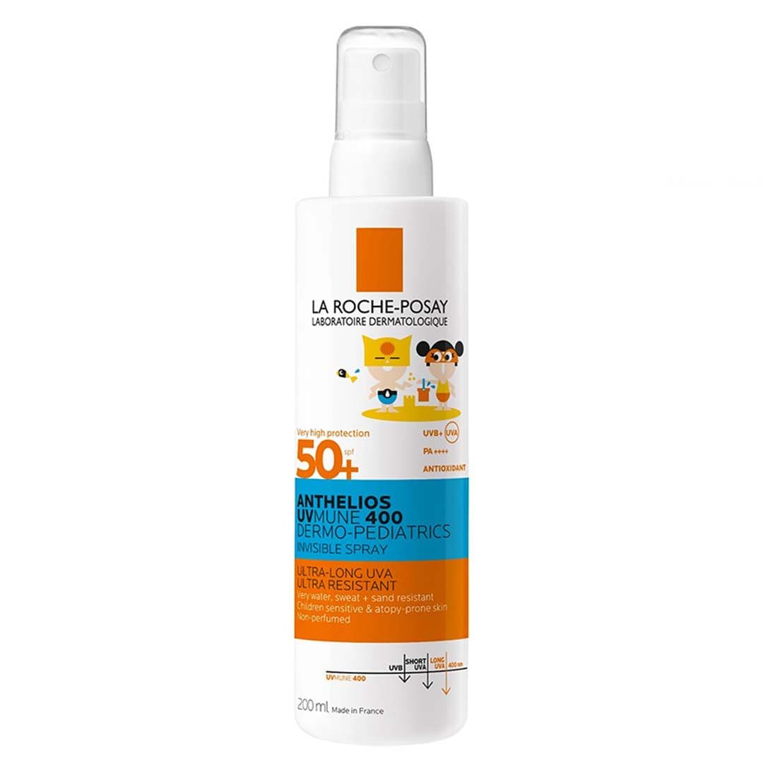 LA ROCHE-POSAY ANTHELIOS UVMUNE400 DERMO-PEDIATRICS INVISIBLE SPRAY SPF50+ 200ML 