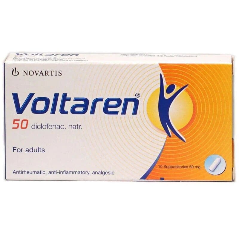 Voltaren 50Mg Supp 10'S