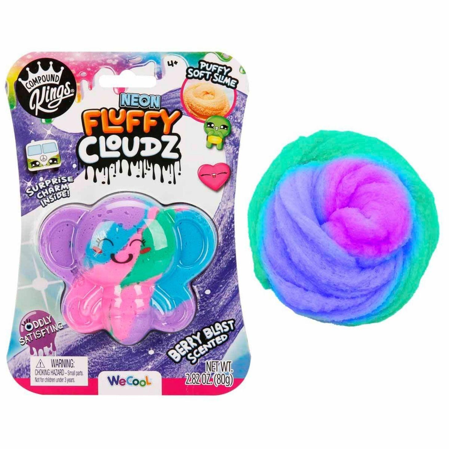 Wecool Compound Kings Neon Fluffy Cloudz Butterfly Slime (Assorted)