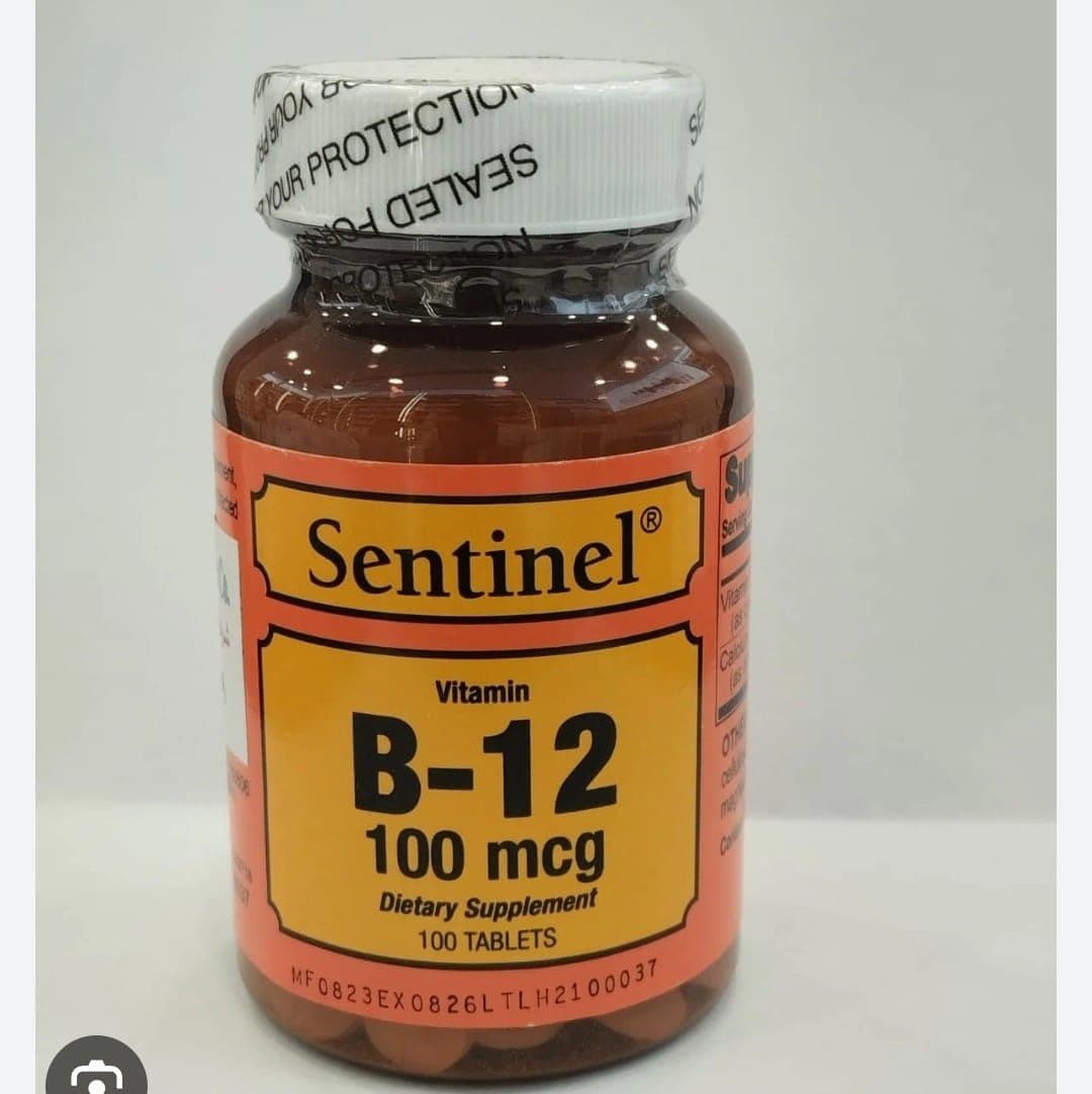 Sentinel B 12 100 Mcg Tab 100 S