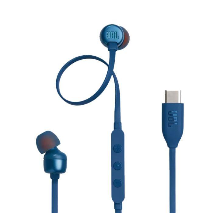 Jbl T310Cusb-C Blue Wired Hi-Res In-Earheadphones