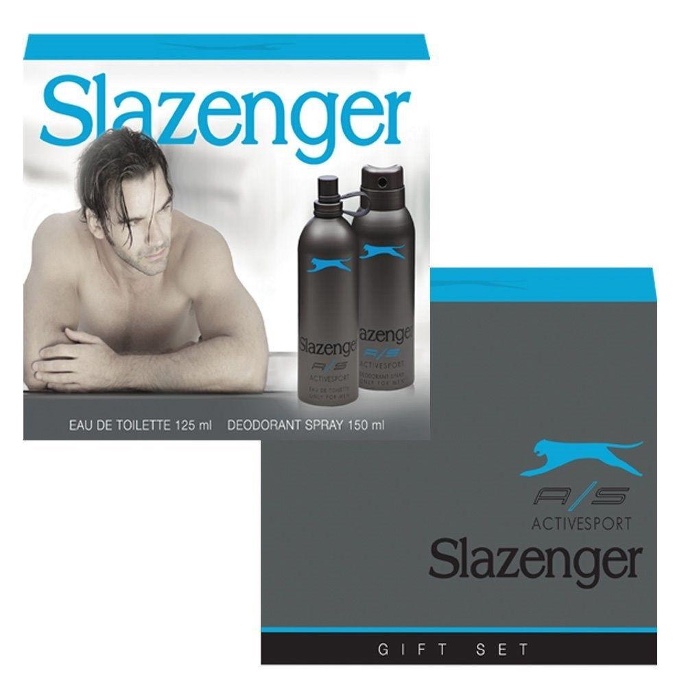 Slazenger Active Sport Blue 125Ml Men'S Perfume + 150Ml Deodorant Set