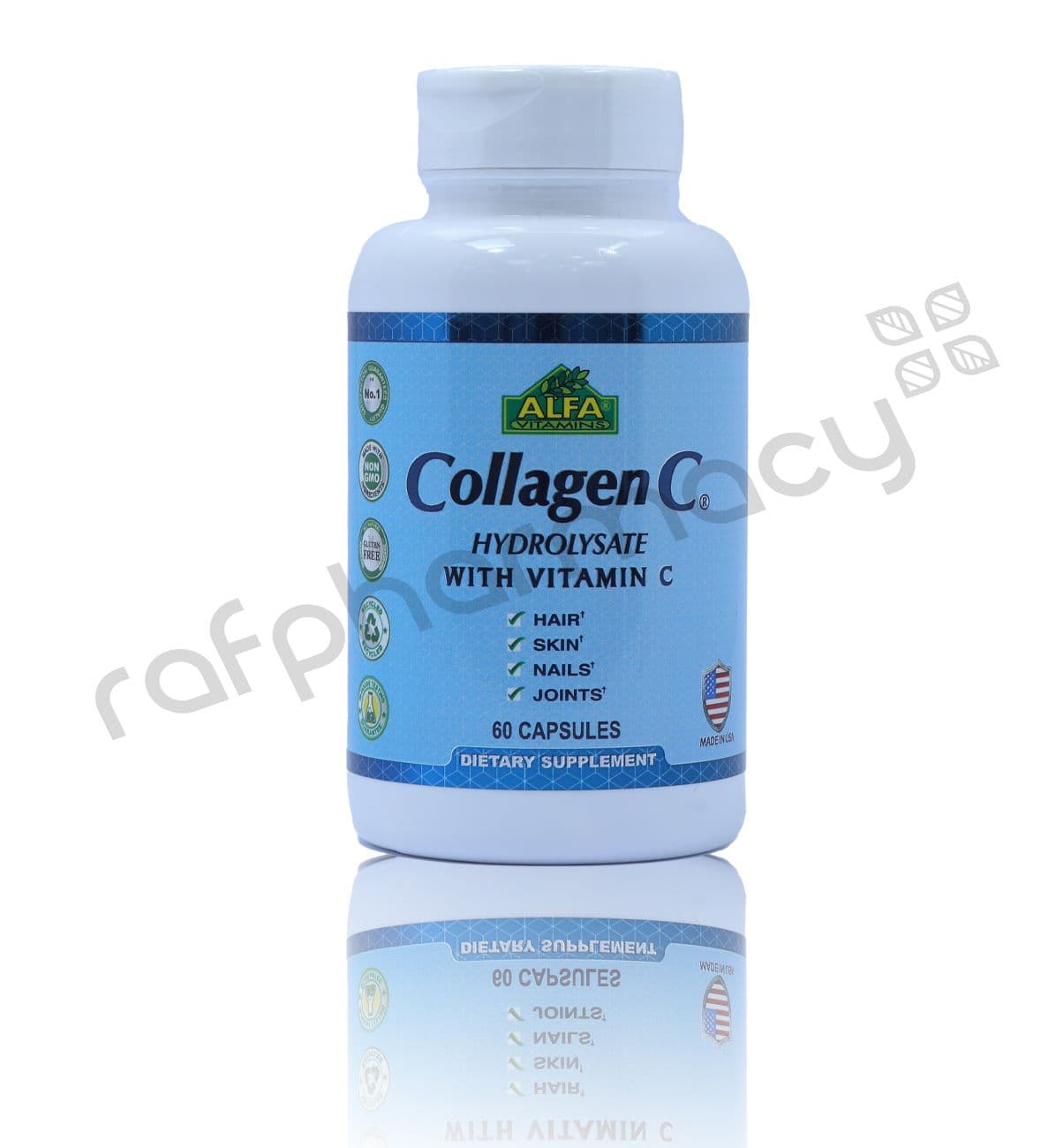 Alfa Collagen C With Vit C Cap'S 1X60'S