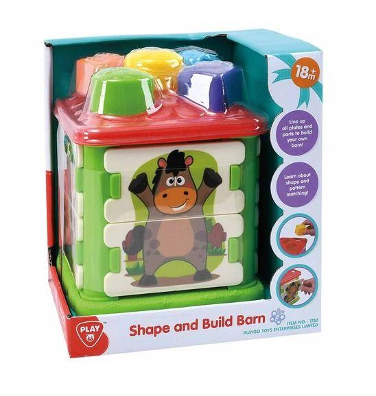 Playgo Shape And Build Barn