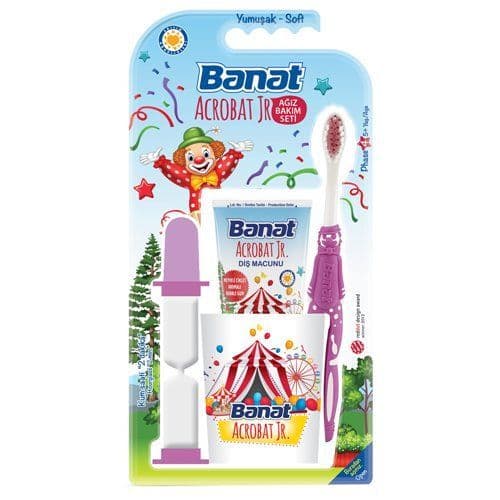 Banat Acrobat Junior Oral Care Tooth Kit  1 KT