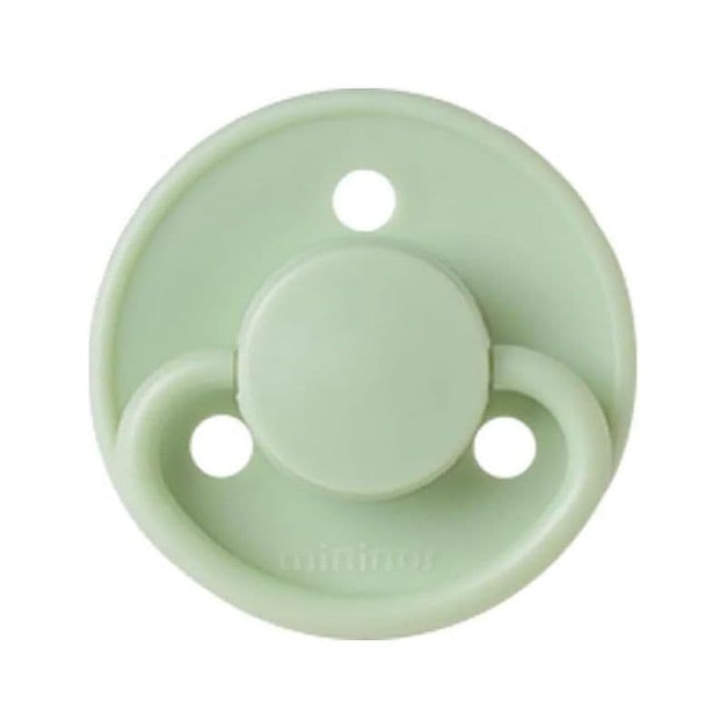 Mininor Round Pacifier Silicone 6M Gooseberry