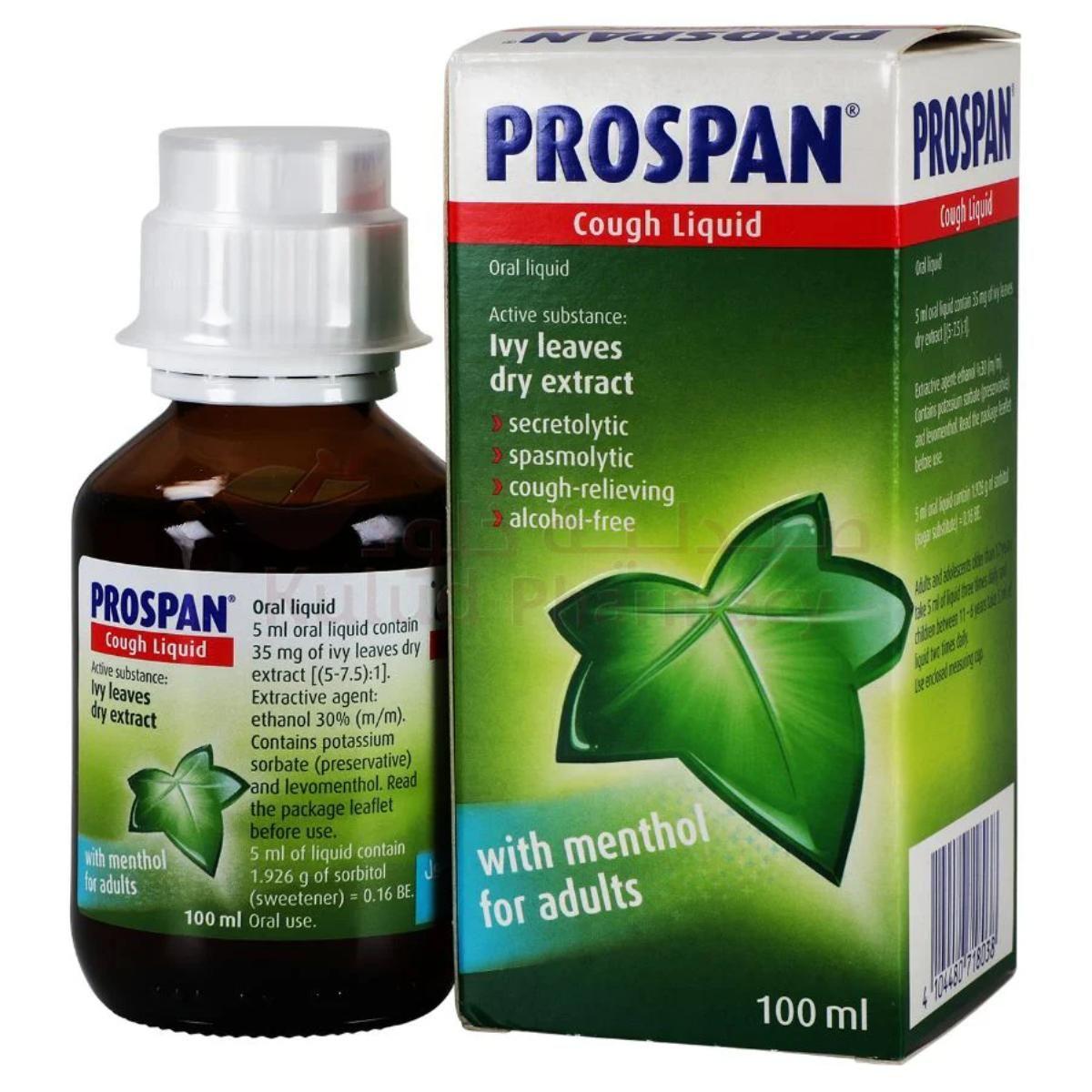 Prospan Menthol Cough Syrup 100ml