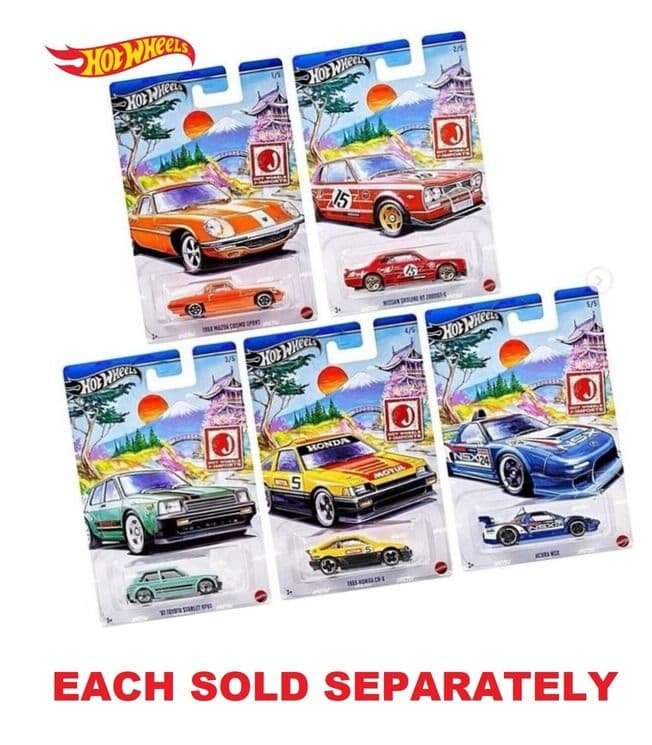 Mattel Hot Wheels Themed Auto J-Imports Assorted