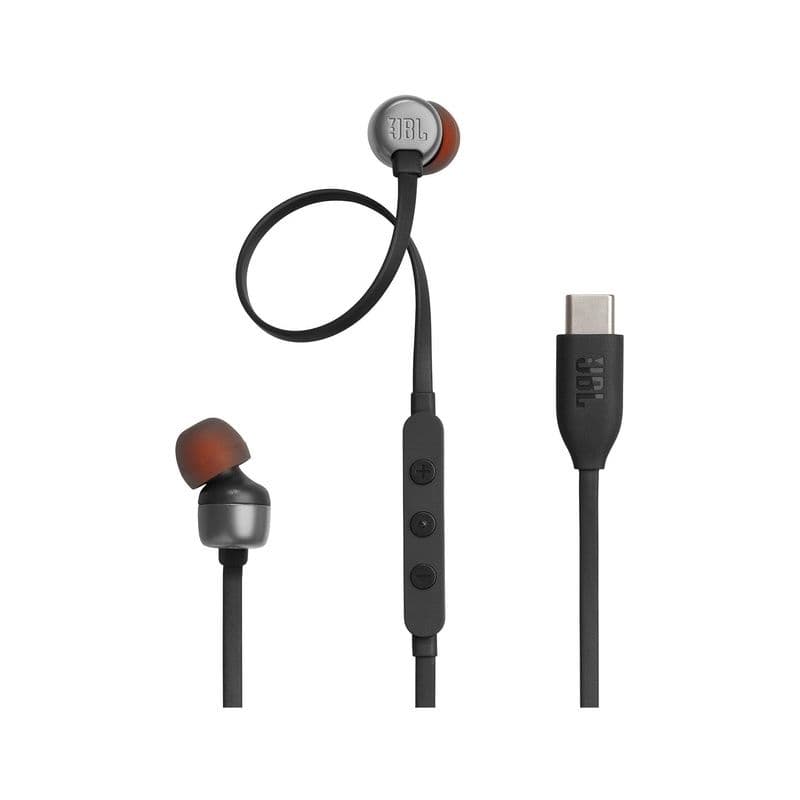 Jbl T310Cusb-C Black Wired Hi-Res In-Earheadphones
