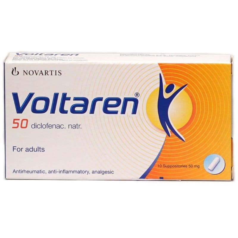 Voltaren Suppository 50 Mg 10 PC