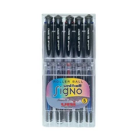 Uniball Gel Pen Signo Broad 5Pcs