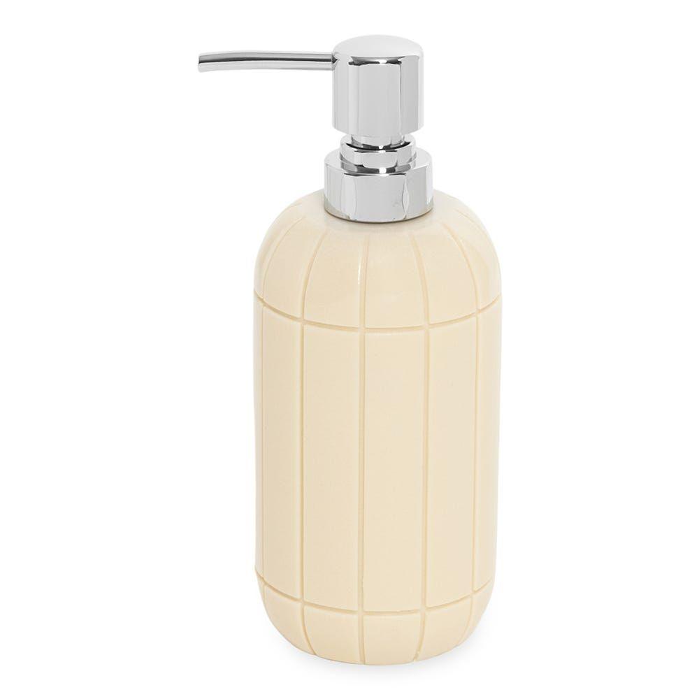 Marcy Soap Dispenser, Beige - 10.5x16 cm