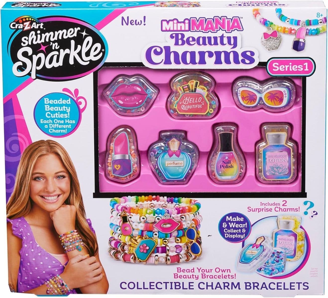 Shimmer N Sparkle Mini Mania Beauty Charms Bracelet Maker
