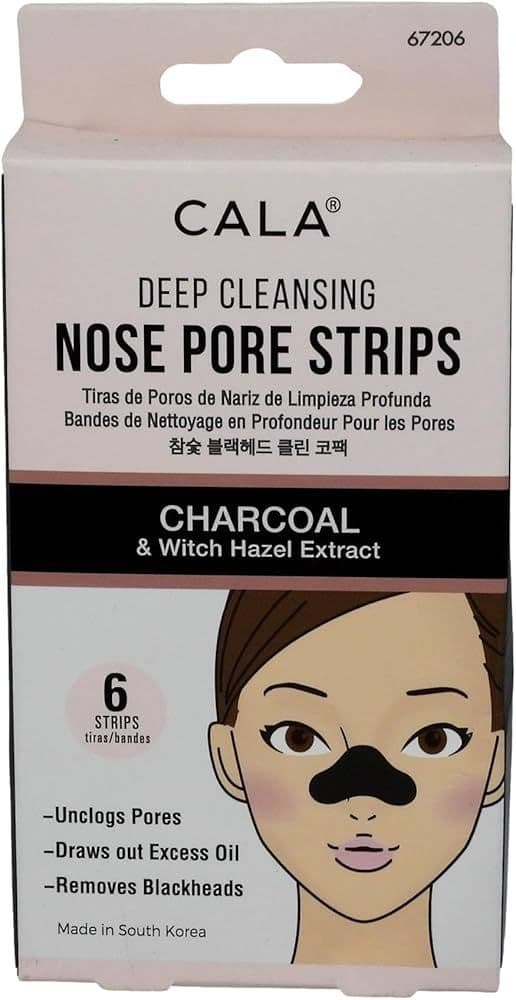 Cala Pure Radiance Charcoal Nose Pore Strips-67206