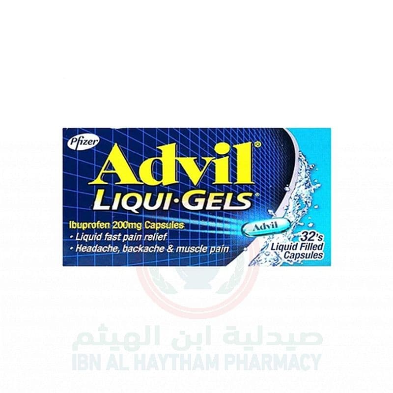 Advil Liquigels Softgel Capsules 32'S