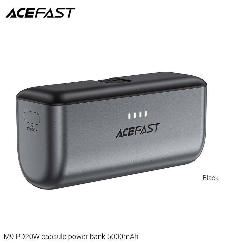 Acefast M8-5000 Pd20W Capsule Power Bank Black