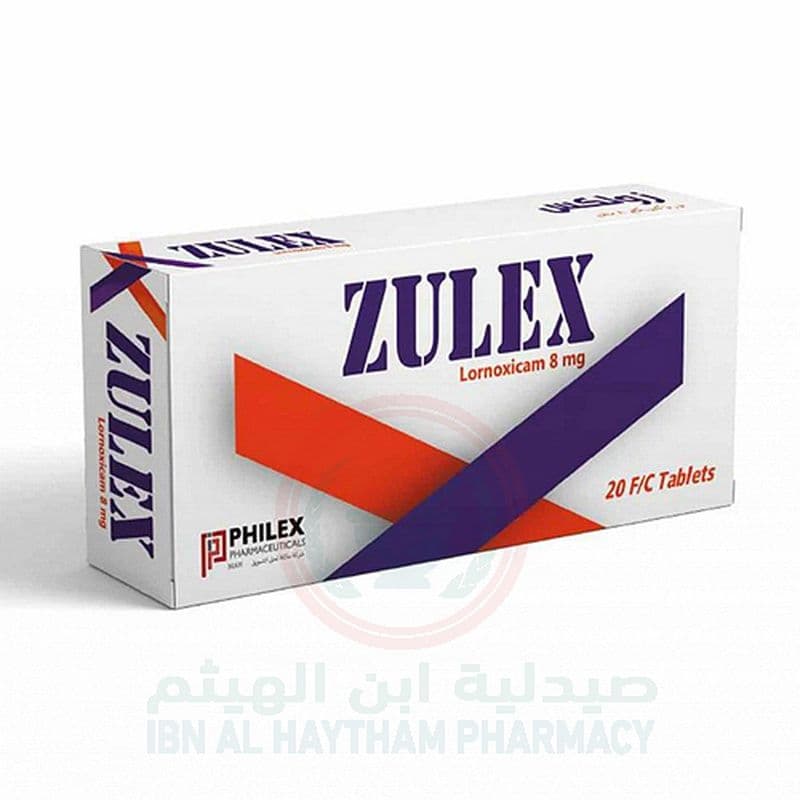 Zulex 8Mg Tablets 20'S