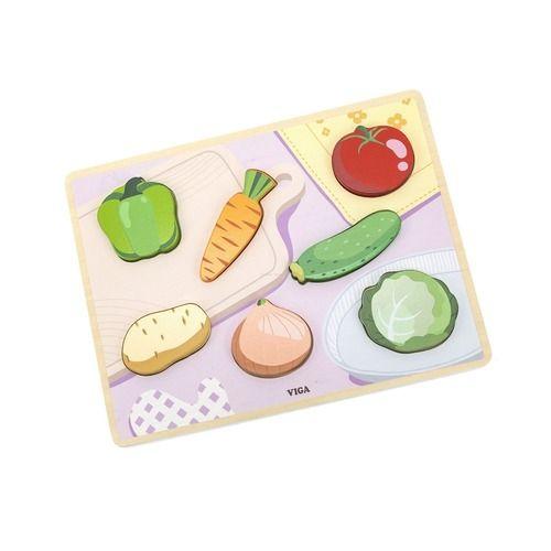 Viga Chunky Puzzle - Vegetables