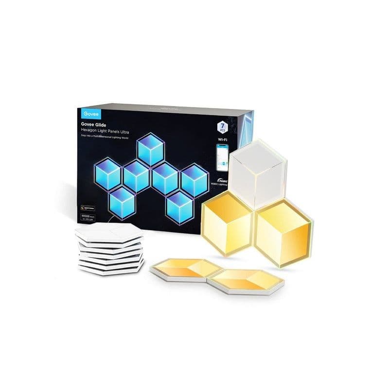 Govee Glide Hexagon Light Panels Ultra - 7 Pack - إضاءة