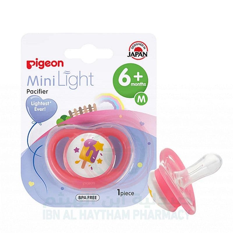 Pigeon Minilight Pacifier Single (M) Girl