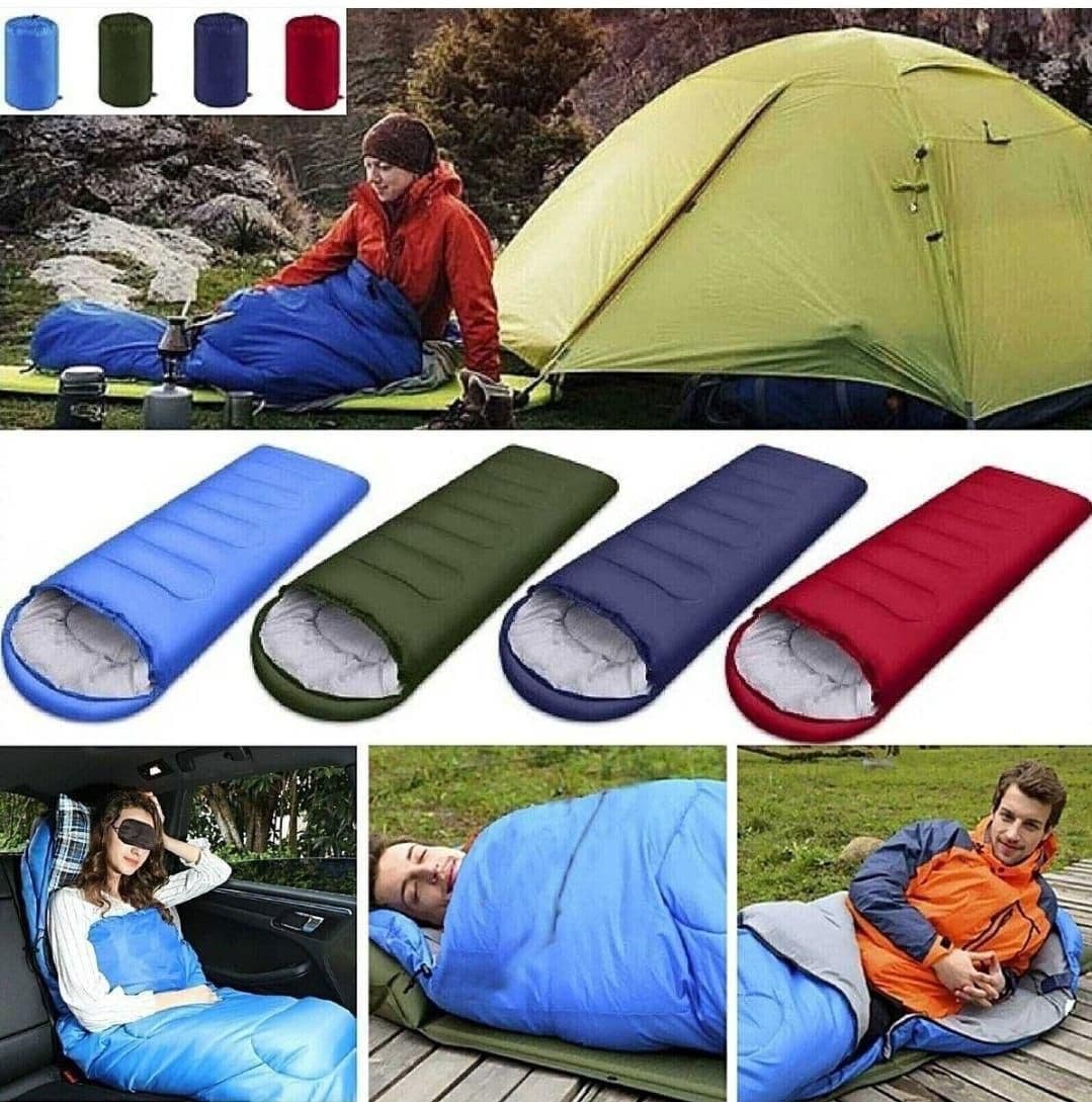 Sleeping Bag Waterproof Outdoor Camping & Hiking Ultra Light Fluffy Sleeping Bag With Compression