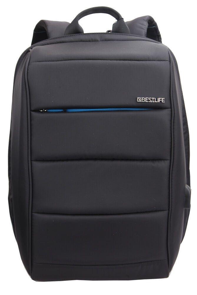 Travel Safe Laptop Backpa-Bb-3456Bu-1-15.6"