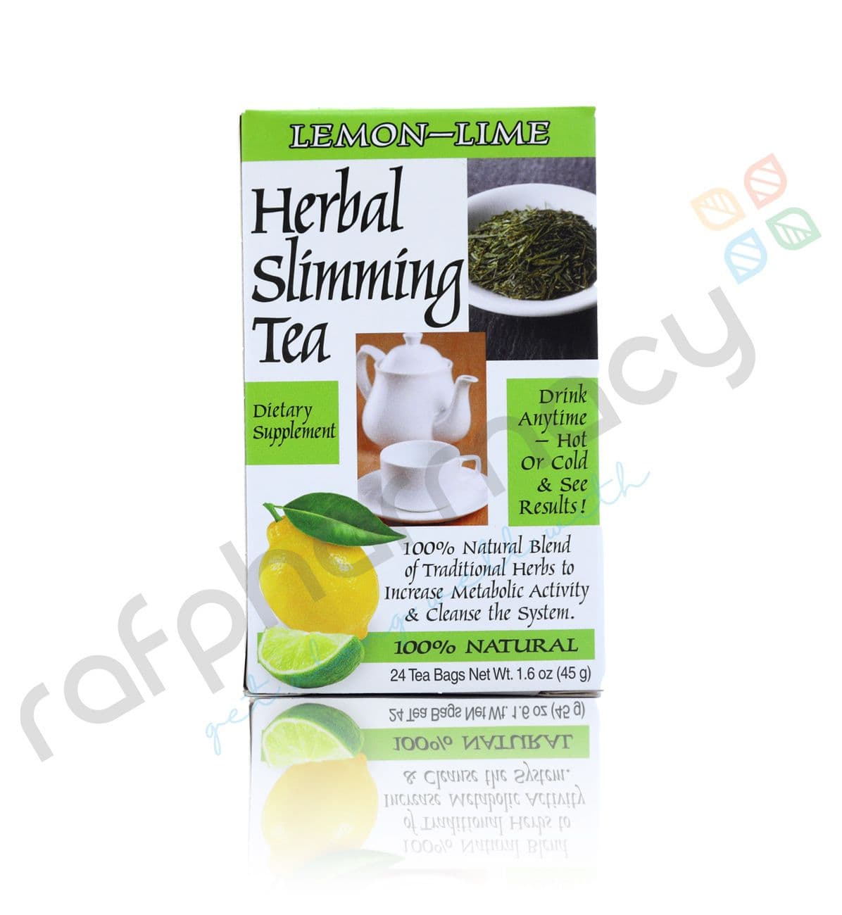 21St Ch Lemon Lime Herbal Slimming Tea 1X24'S