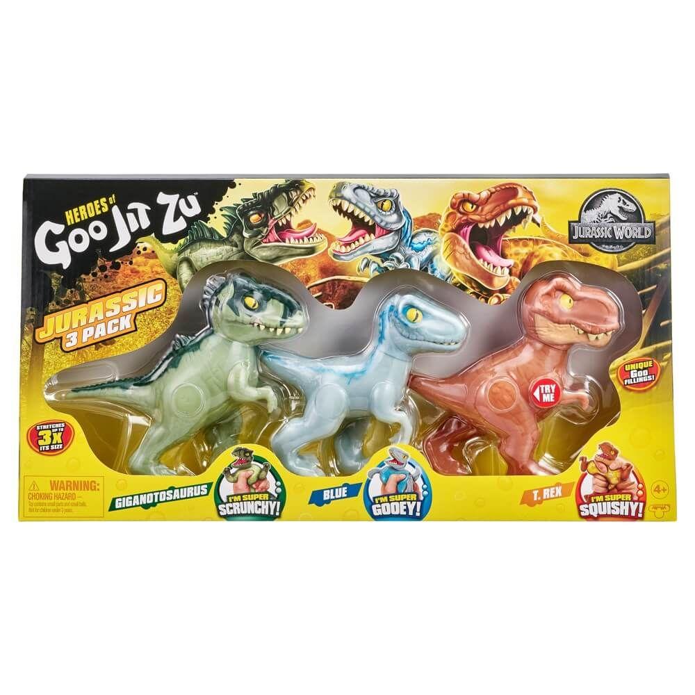 Heroes Of Goo Jit Zu Jurassic World Action Figure (Pack of 3)