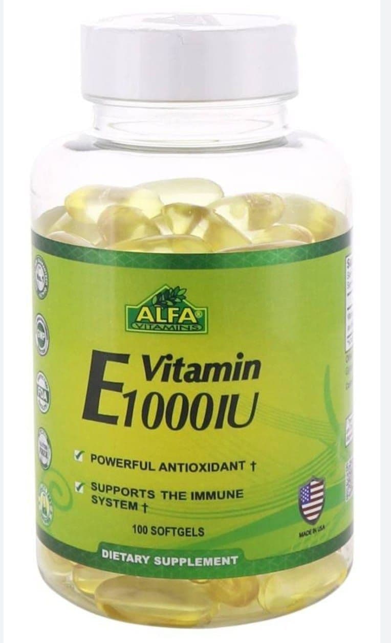 Alfa Vitamin E 1000Iu 100'S