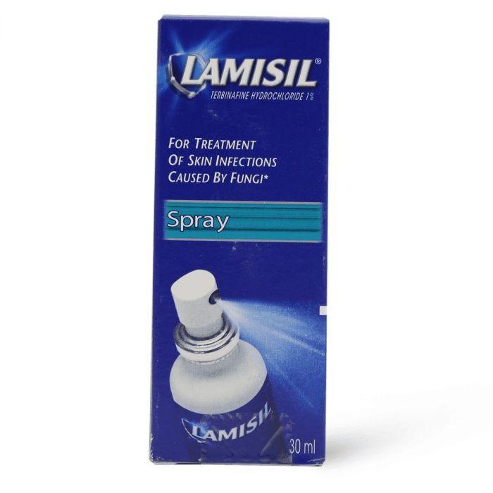 Lamisil 1% Topical Spray For Fungus Skin Infections 30Ml