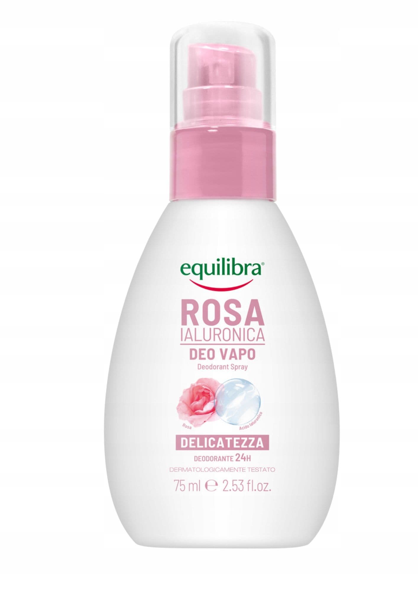 Equilibra Rose Gentle Deodorant Spray 75Ml #19755