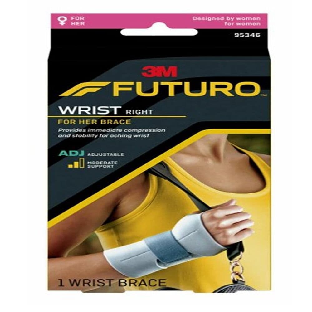 Futuro Wrist Right For Her Brace Adjustable Size 1'S (95346)