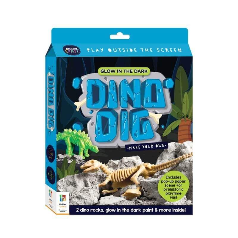 Curious Craft Make Your Own Glow-in-the-Dark Dino Dig Kit