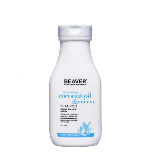 Beaver Moisturizing Coconut Oil & Quinoa Shampoo Ph 4.5-5.5 - 60Ml